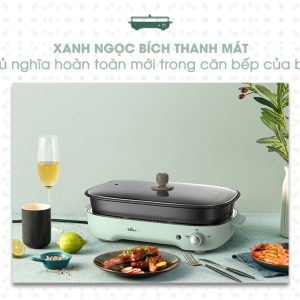 Nồi lẩu nướng 3 khay Bear SUBE004