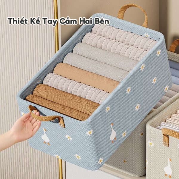 Hộp đựng quần áo họa tiết xinh